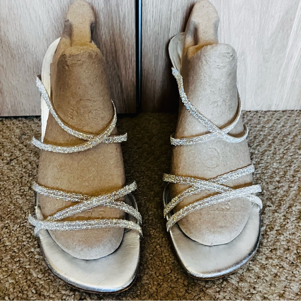 Stuart Weitzman Cinderella Heel - Women | Color: Silver | Size: 11